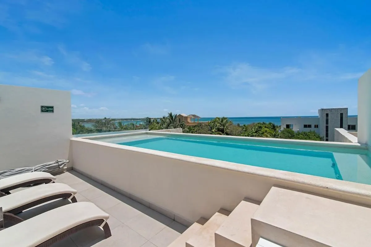 Akumal Luumha Private Hot Tub 7 Rooftop Pools Beach Access Apartamento