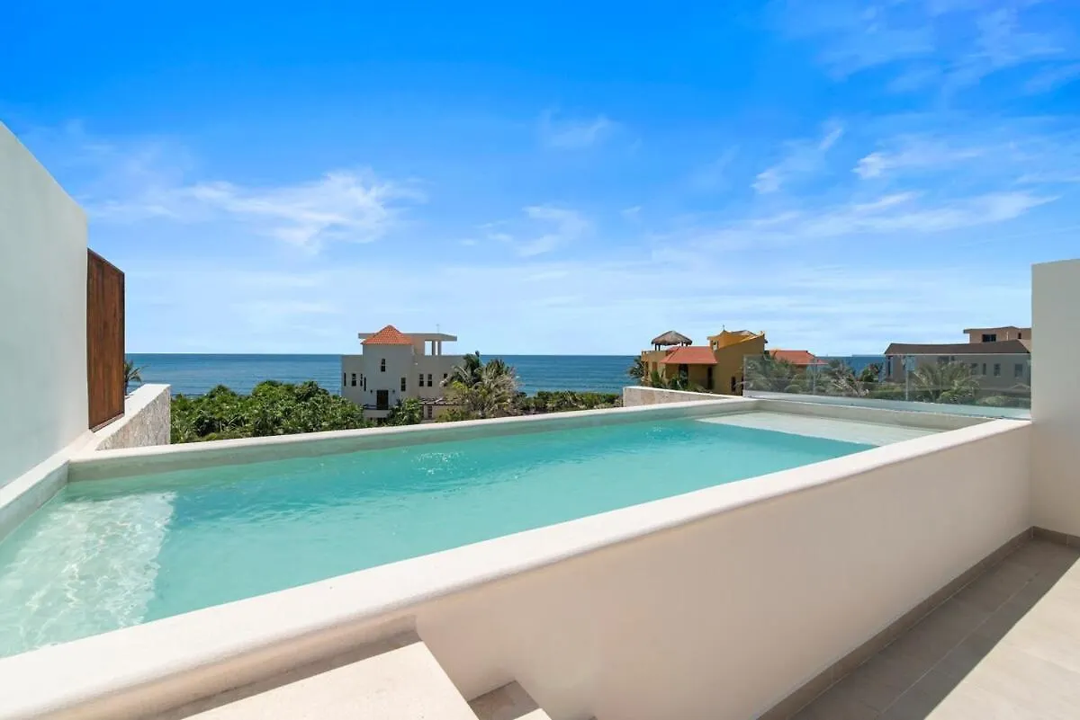 Apartamento Akumal Luumha Private Hot Tub 7 Rooftop Pools Beach Access México