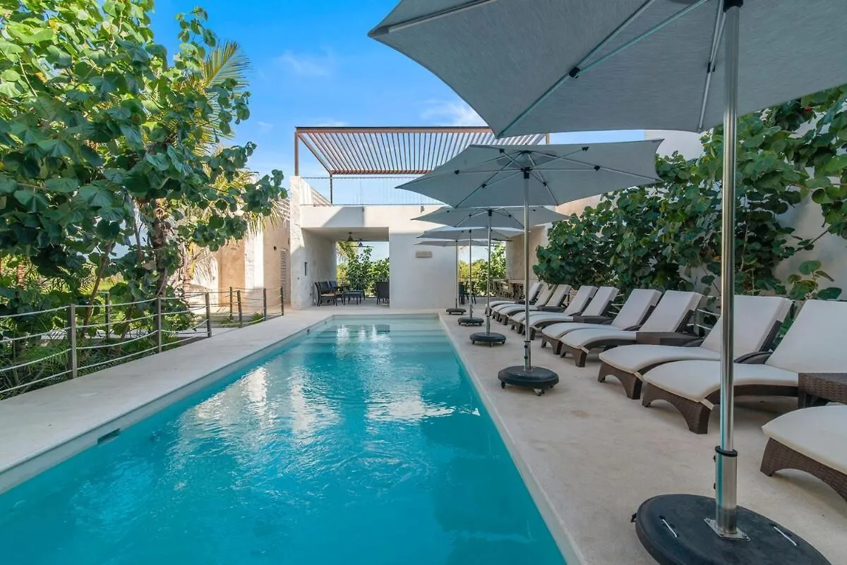 Akumal Luumha Private Hot Tub 7 Rooftop Pools Beach Access 墨西哥